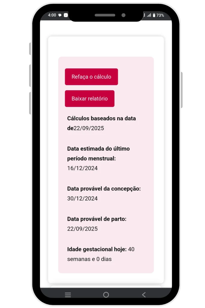 Gestational Age Calculator Screenshot 7
